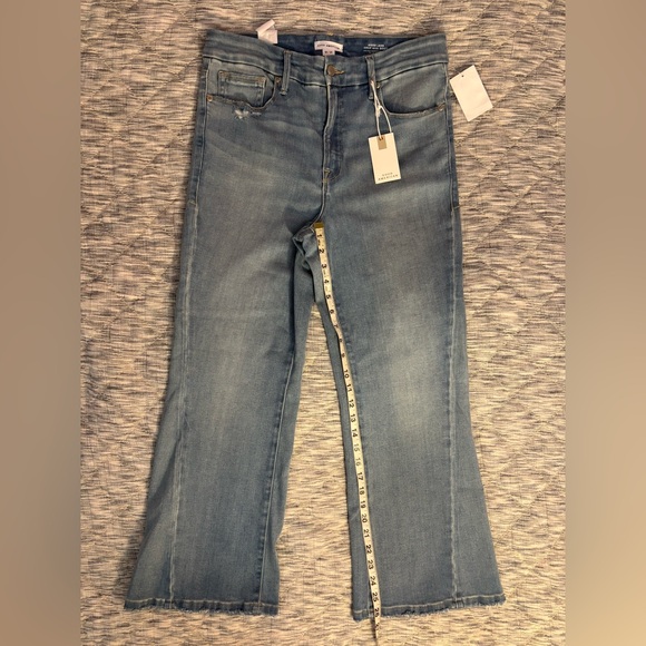 Good American Good Legs Cropped Mini Bootcut Jeans Sz 12/31 NWT | Bootcut Jeans- - Picture 6 of 11